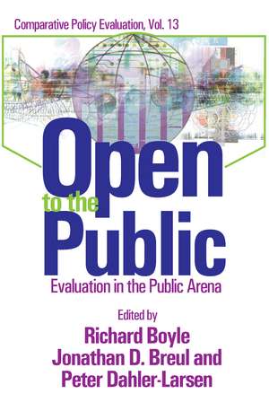 Open to the Public: Evaluation in the Public Sector de Jonathan D. Breul