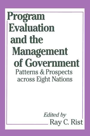 Program Evaluation and the Management of Government de Eliot Freidson