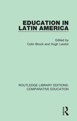 Education in Latin America de Colin Brock