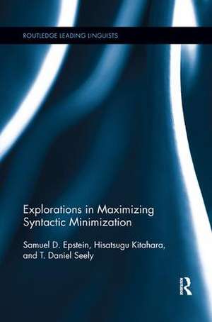 Explorations in Maximizing Syntactic Minimization de Samuel D. Epstein