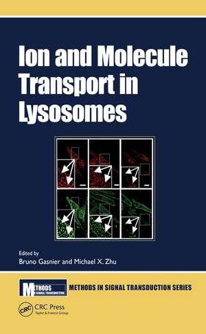 Ion and Molecule Transport in Lysosomes de Bruno Gasnier