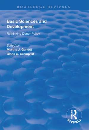 Basic Sciences and Development: Rethinking Donor Policy de Martha J. Garrett