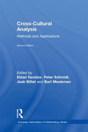 Cross-Cultural Analysis: Methods and Applications, Second Edition de Eldad Davidov