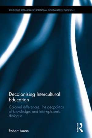 Decolonising Intercultural Education: Colonial differences, the geopolitics of knowledge, and inter-epistemic dialogue de Robert Aman