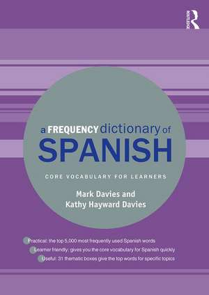 A Frequency Dictionary of Spanish: Core Vocabulary for Learners de Mark Davies