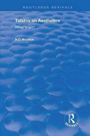 Tolstoy on Aesthetics: What is Art? de H.O. Mounce