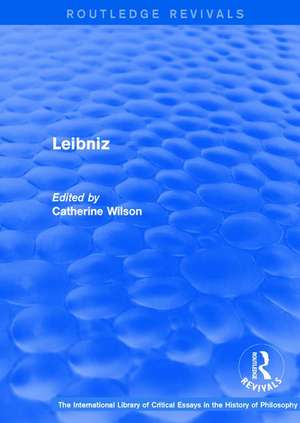 Revival: Leibniz (2001) de Catherine Wilson