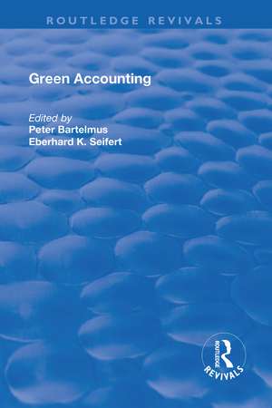 Green Accounting de Peter Bartelmus