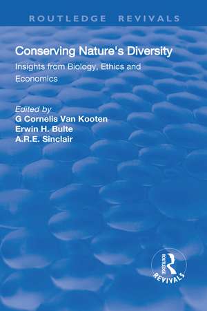 Conserving Nature's Diversity: Insights from Biology, Ethics and Economics de G.C. Van Kooten