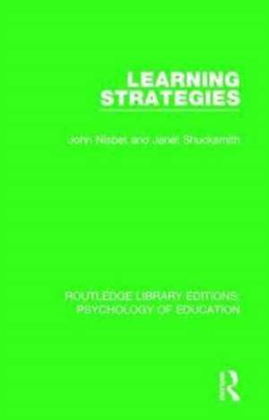 Learning Strategies de John Nisbet