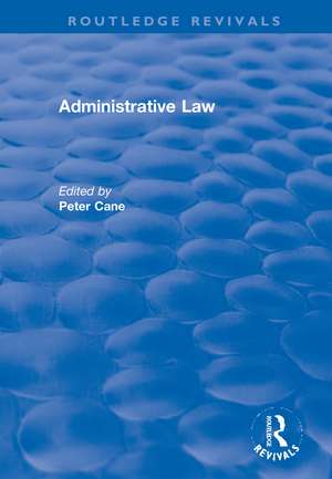 Administrative Law de Steven Cann