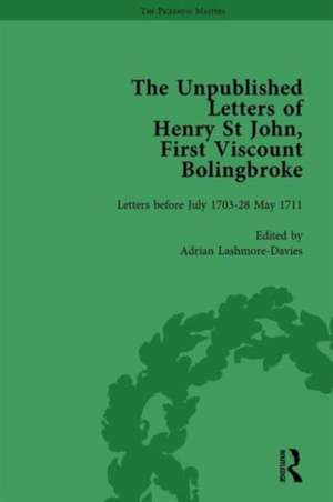 The Unpublished Letters of Henry St John, First Viscount Bolingbroke Vol 1 de Adrian Lashmore-Davies