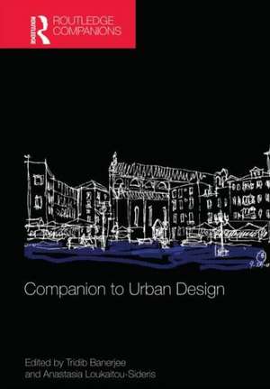 Companion to Urban Design de Tridib Banerjee