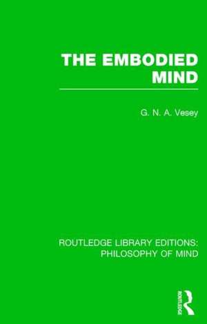 Routledge Library Editions: Philosophy of Mind de Various