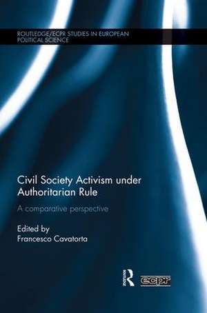 Civil Society Activism under Authoritarian Rule: A Comparative Perspective de Francesco Cavatorta