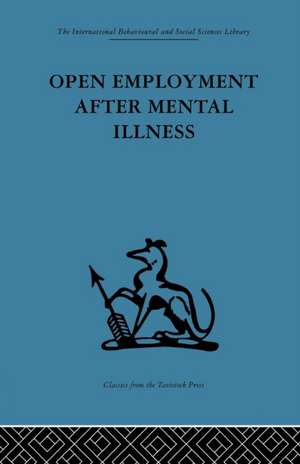 Open Employment after Mental Illness de Philip Cooper