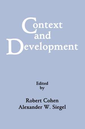 Context and Development de Robert Cohen