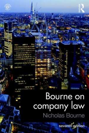 Bourne on Company Law de Nicholas Bourne