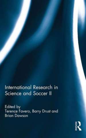 International Research in Science and Soccer II de Terence Favero