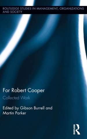 For Robert Cooper: Collected Work de Martin Parker