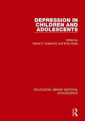 Depression in Children and Adolescents de John Smith