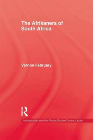 Afrikaners Of South Africa de Vernon February