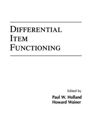 Differential Item Functioning de Paul W. Holland