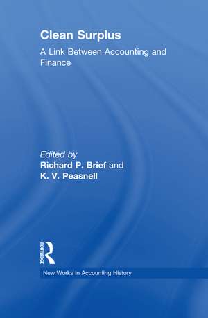 Clean Surplus: A Link Between Accounting and Finance de Richard P. Brief