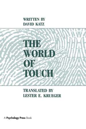 The World of Touch de David Katz