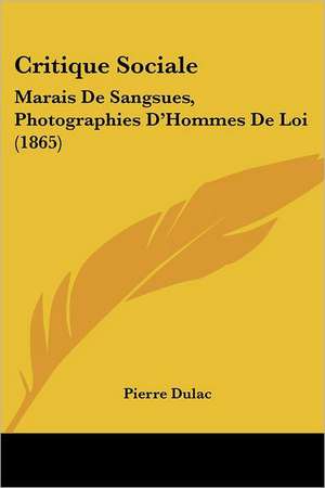 Critique Sociale de Pierre Dulac