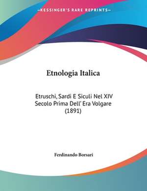 Etnologia Italica de Ferdinando Borsari