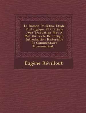 Le Roman de Setna de Eugene Revillout