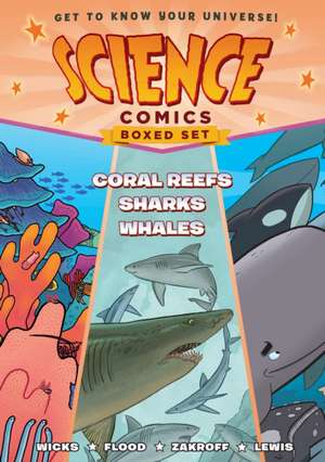 Science Comics Boxed Set: Coral Reefs, Sharks, and Whales de Maris Wicks