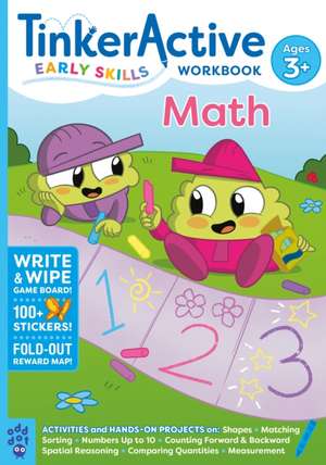 Tinkeractive Early Skills Math Workbook Ages 3+ de Nathalie Le Du