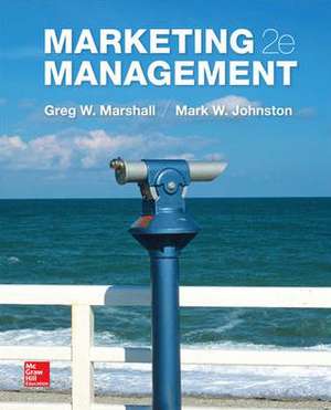 Marketing Management with Connect Plus Access Code de Greg W Marshall