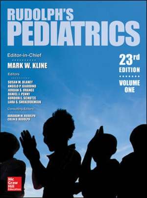 Rudolph's Pediatrics, 23rd Edition de Mark W. Kline