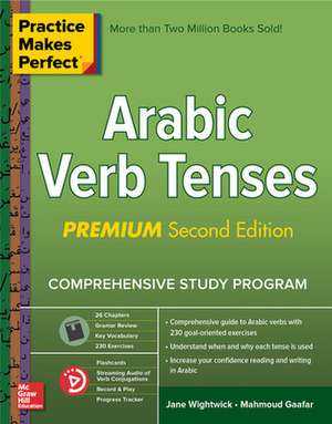 Practice Makes Perfect: Arabic Verb Tenses, Premium Second Edition de Jane Wightwick