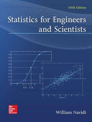 Loose Leaf for Statistics for Engineers and Scientists de William Navidi