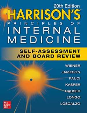 Harrison's Principles of Internal Medicine Self-Assessment and Board Review, 20th Edition de Charles Wiener