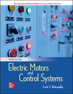 ISE Electric Motors and Control Systems de Frank Petruzella