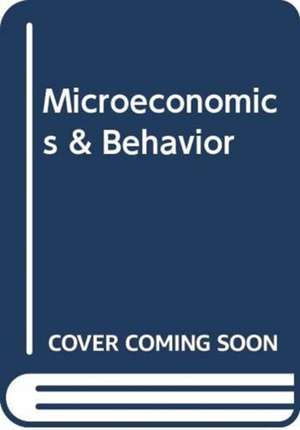 ISE Microeconomics and Behavior de Robert Frank