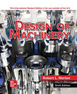 ISE Design of Machinery de Robert Norton