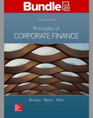 Gen Combo Looseleaf Principles of Corporate Finance with Connect Access Card de Richard A Brealey