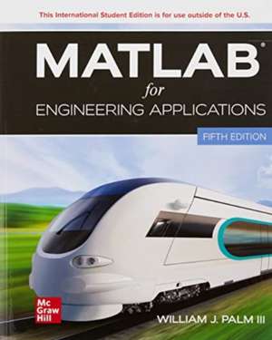 MATLAB for Engineering Applications ISE de William Palm