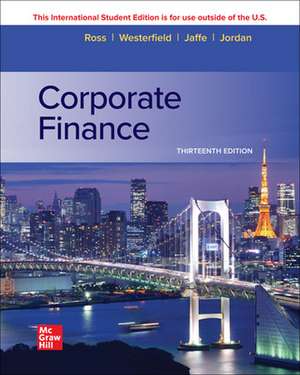 Corporate Finance ISE de Stephen Ross