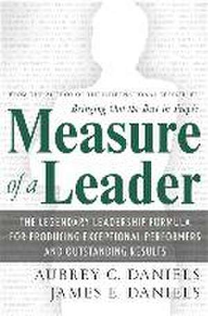 Measure of a Leader (Pb) de Aubrey C Daniels