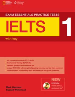 Exam Essentials: IELTS Practice Test 1 w/key + Multi-ROM de Russell Whitehead