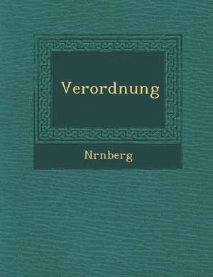 Verordnung de N. Rnberg