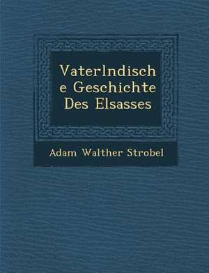 Vaterl Ndische Geschichte Des Elsasses de Adam Walther Strobel