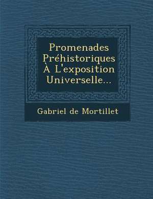 Promenades Prehistoriques A L'Exposition Universelle... de Gabriel De Mortillet